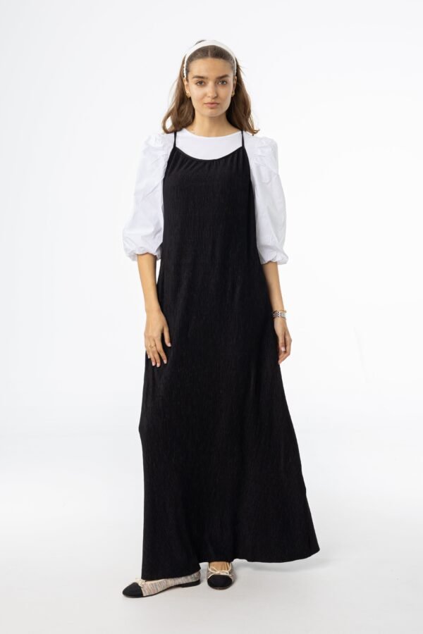 Black Accordion Jumper